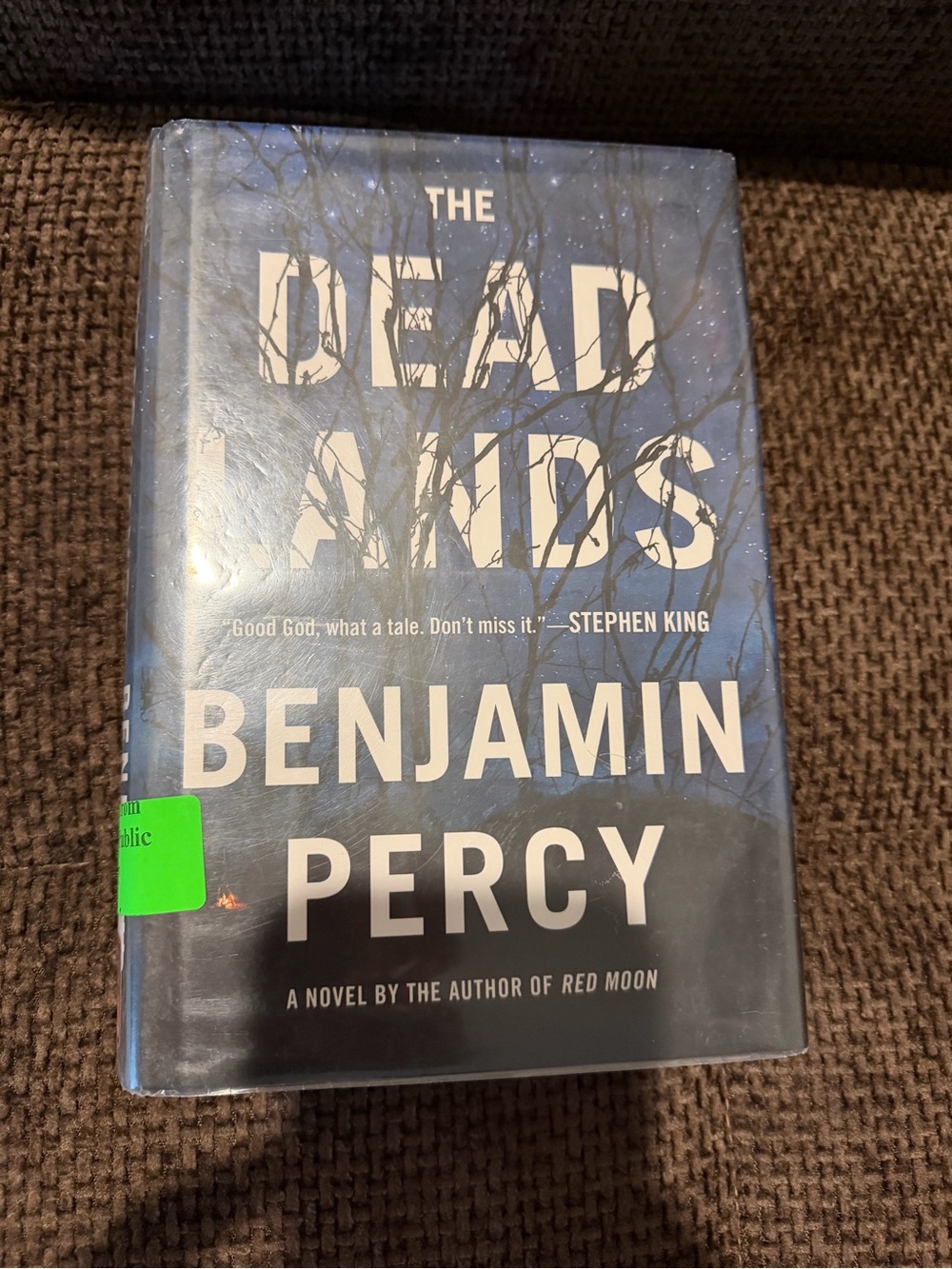 "The Dead Lands" Hardcover Book - Blue